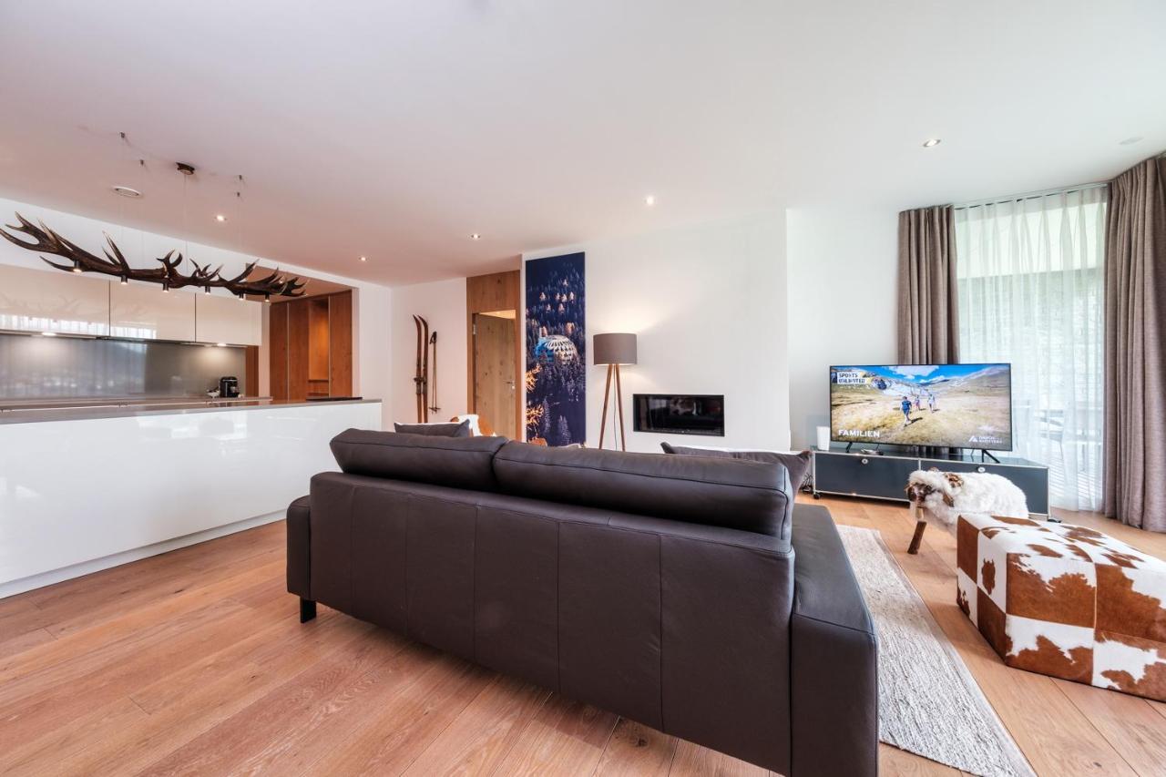 Luxury Panorama Apartment With Alpengold Spa Access Davos Luaran gambar