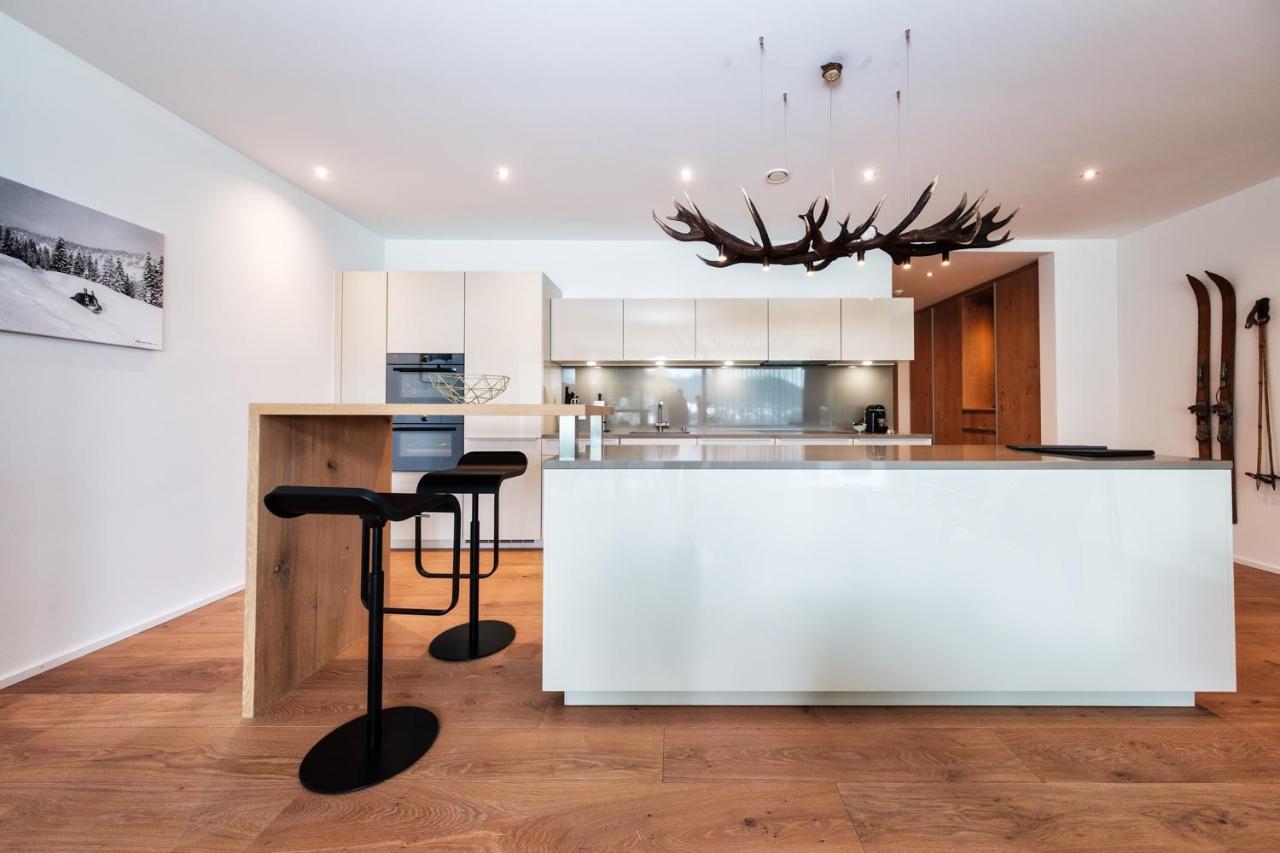 Luxury Panorama Apartment With Alpengold Spa Access Davos Luaran gambar