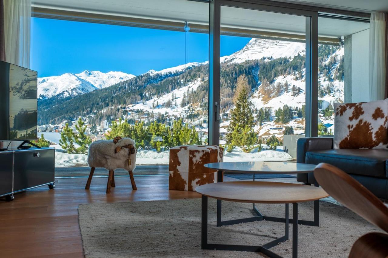 Luxury Panorama Apartment With Alpengold Spa Access Davos Luaran gambar